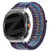 Bandz Samsung Galaxy Watch Ultra nylon loop band (blauw mix)