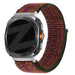 Bandz Samsung Galaxy Watch Ultra nylon loop band (groen mix)