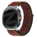 Bandz Samsung Galaxy Watch Ultra Nylon Loop Armband (Grün Mischung)