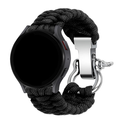Correa nylon cuerda Withings ScanWatch Nova (negro)