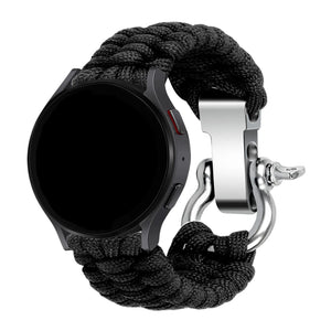 Coros Apex 2 Seil-Nylonarmband (Schwarz)