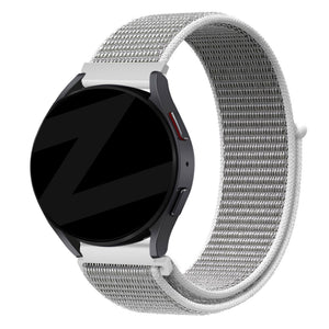 Bandz Amazfit Active 3 Premium Nylon Loop Strap (Grey)