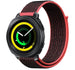 Correa nylon Samsung Gear Sport (negra/roja)