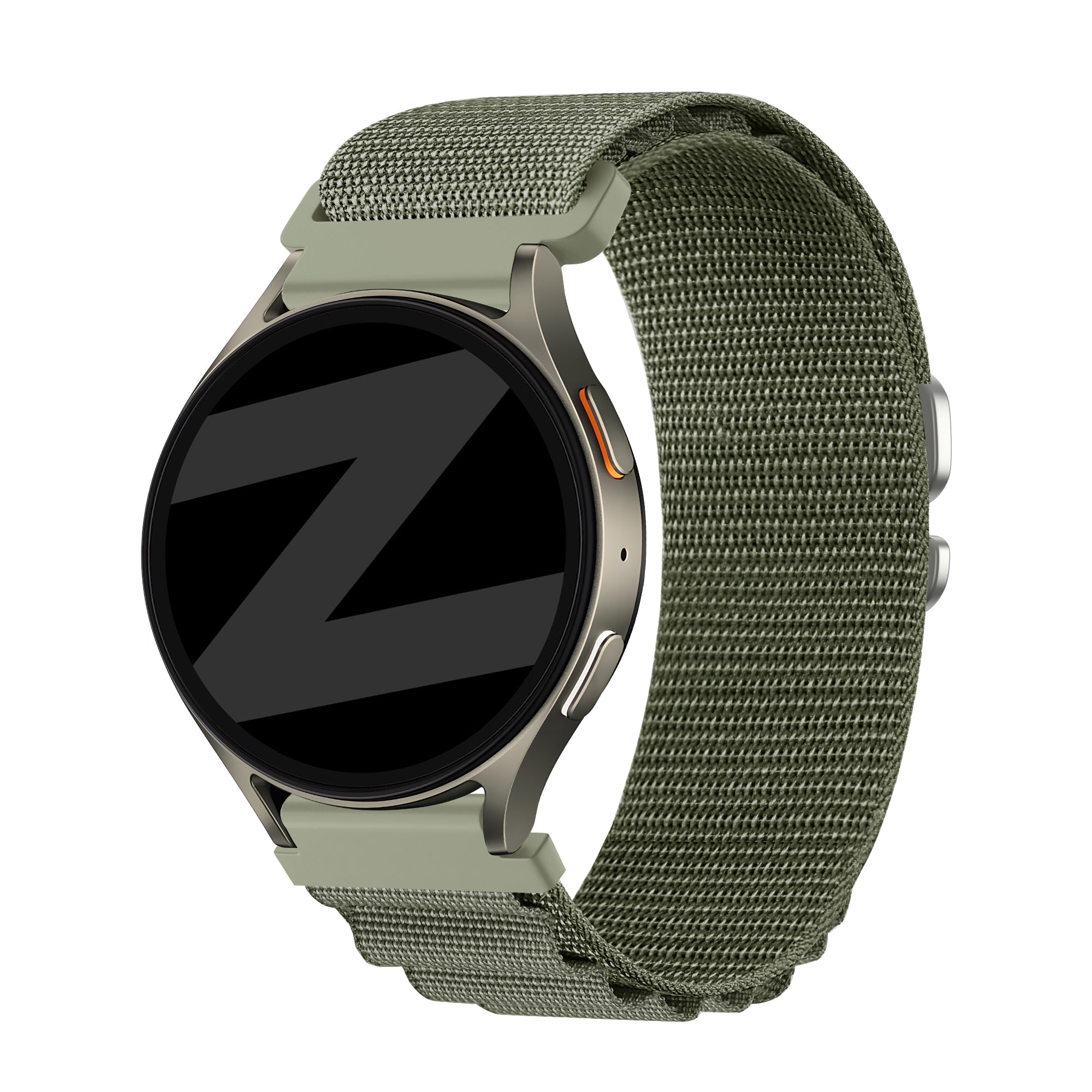 Bandz Huawei Watch Ultimate 2 Alpine Nylonarmband (Olive)
