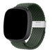 Fitbit Sense verstellbares geflochtenes Armband (Olivgrün)
