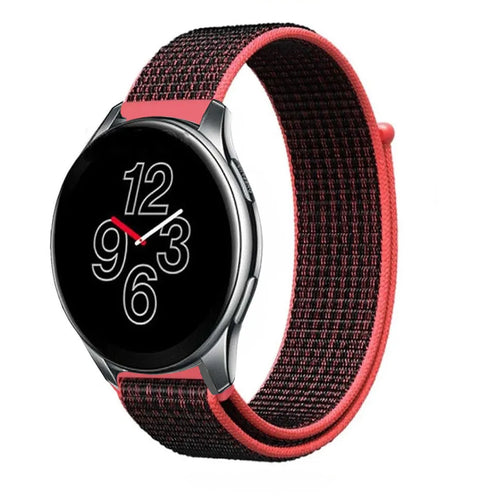 oneplus-nylon-band-zwart-rood