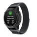 Correa milanesa Garmin Fenix 3 (negro)