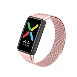 oppo-watch-free-milanese-armband-rosa