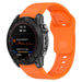 Correa silicona robusto Garmin Fenix 7x (naranja)
