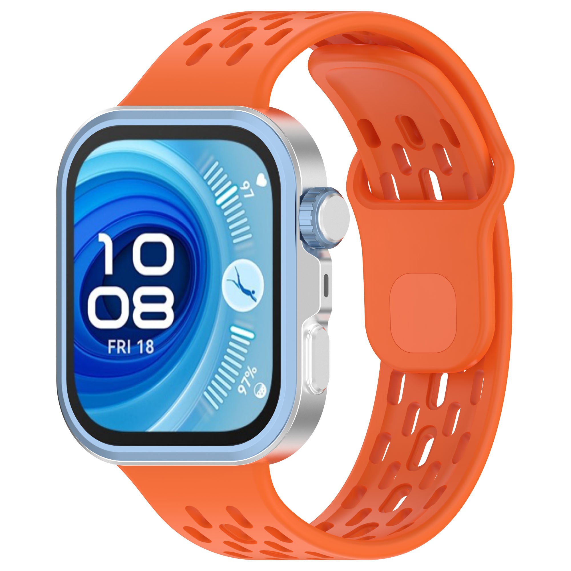 Huawei Watch Fit 5 Pro siliconen air bandje (oranje)