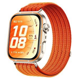 Huawei Watch Fit 5 Pro ultradunne nylon band (oranje)