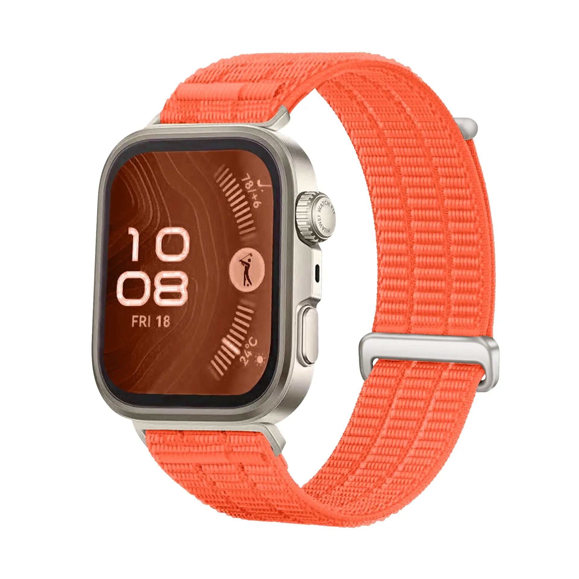 Huawei Watch Fit 5 Pro Nylon Air Strap (Orange)
