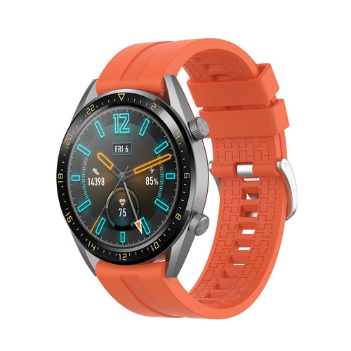 Huawei Watch GT 7 - 46mm Silicone Strap 'Extreme' (Orange)