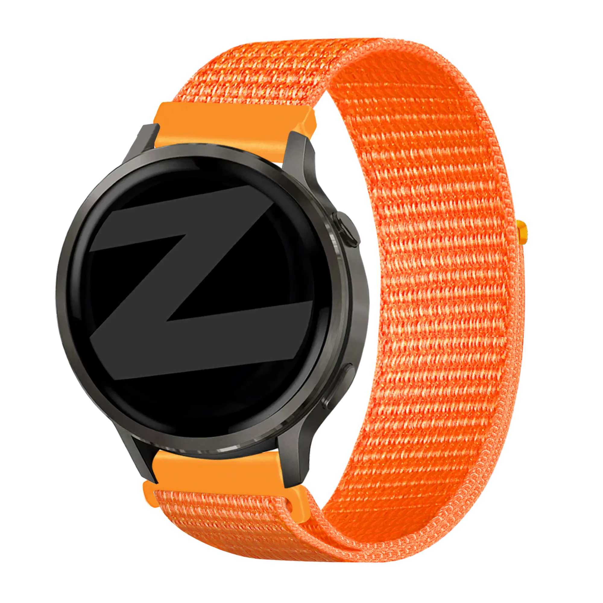 Bandz Garmin Vivoactive 4 Nylon Loop Armband (Orange)
