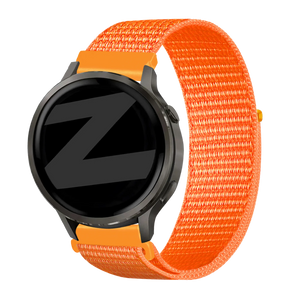Bandz Garmin Venu 2 nylon loop band (oranje)