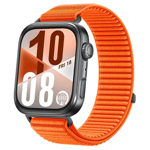 Huawei Watch Fit 4 Nylon Wave Armband (Orange)