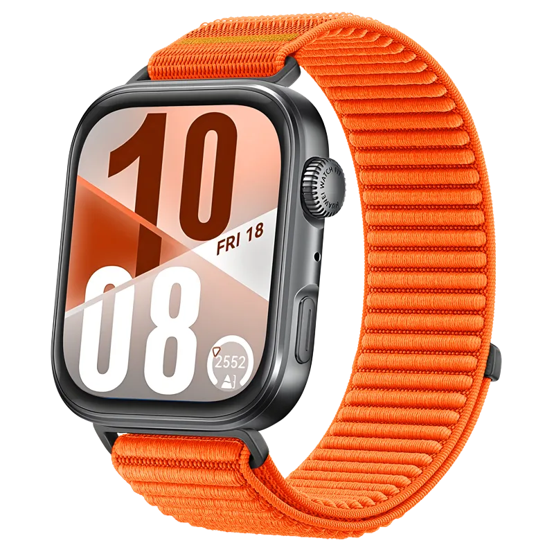 Huawei Watch Fit 5 Wave Nylonarmband (Orange)