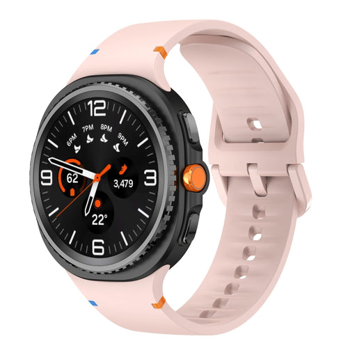 Bracelet silicone Samsung Galaxy Watch 8 - 44mm (rose)
