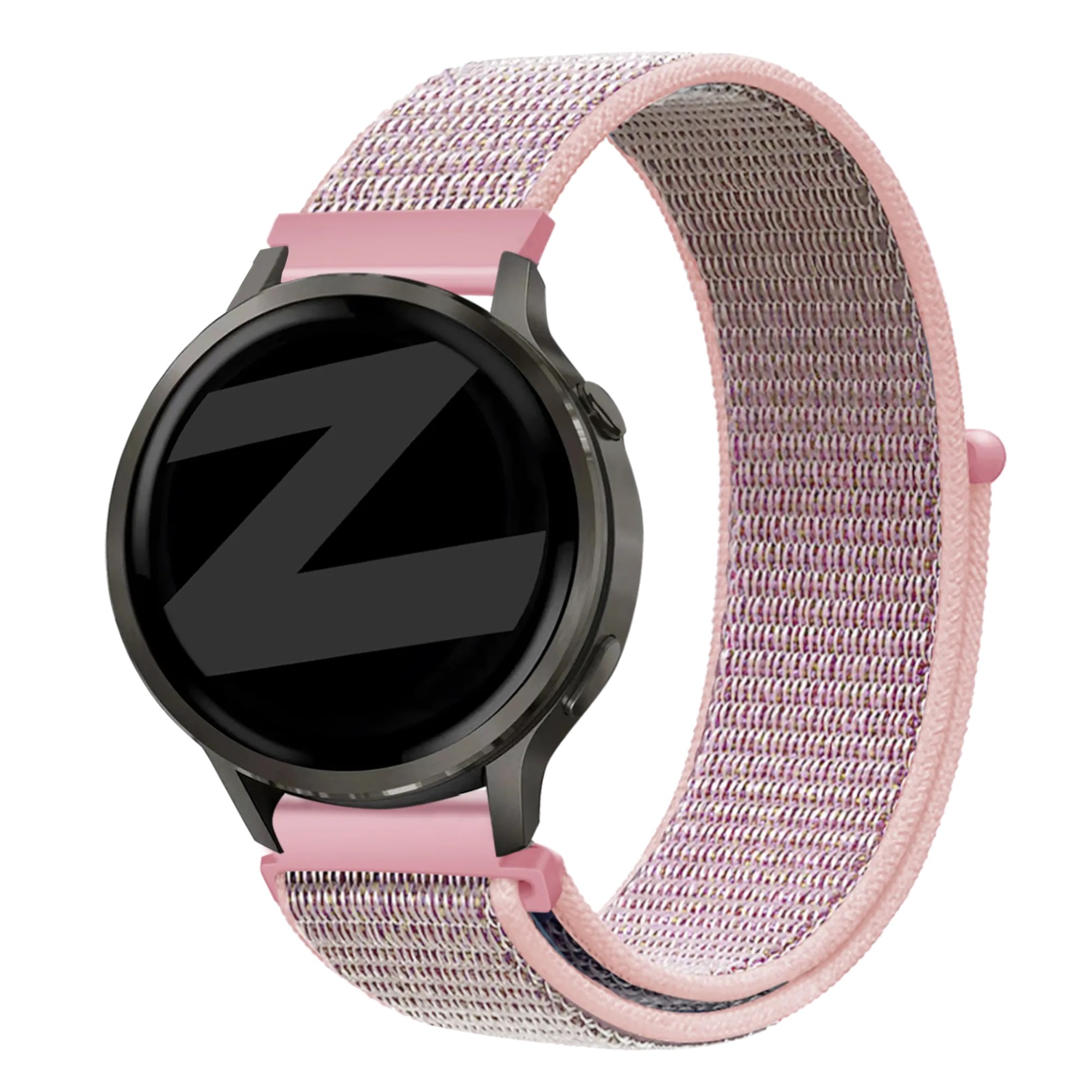 Bandz Garmin Approach J1 Nylon Loop Strap (Pink)