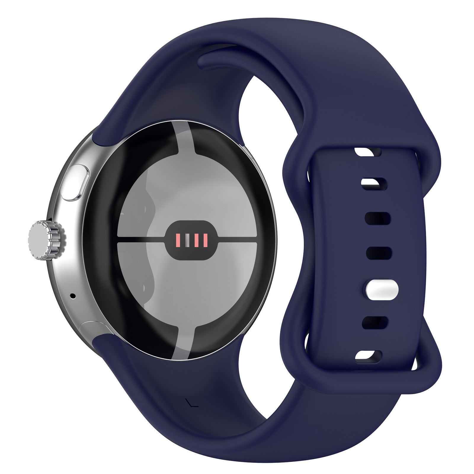 Google Pixel Watch 3 - 41mm Classic Silikonarmband (Dunkelblau)