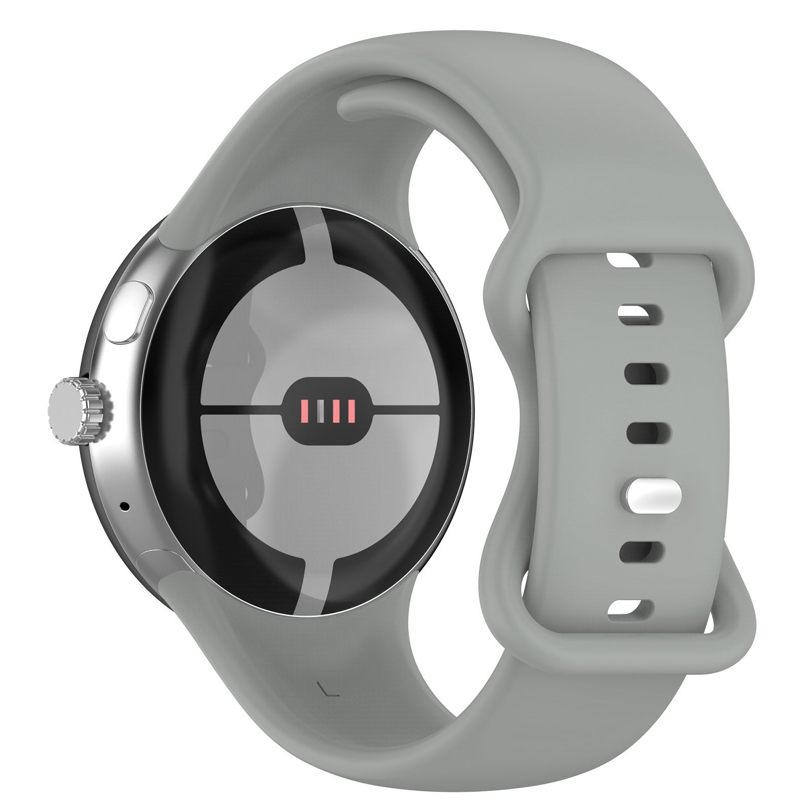 Google Pixel Watch 3 - 41mm Classic Silikonarmband (Grau)