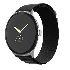 Google Pixel Watch 5 - 41mm Alpine Nylon Armband (Schwarz)