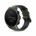 Polar Grit X Pro siliconen / leren bandje (zwart/groen)