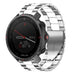 Polar Grit X Pro Steel Strap (Silver/White)