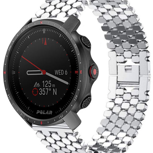 polar-grit-x-pro-stalen-vis-band-zilver