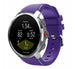 Polar Grit X twill siliconen band (paars)