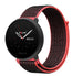 Polar Ignite 3 Nylonarmband (Schwarz/Koralle)
