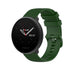 Bracelet silicone de luxe Polar Ignite 3 (vert foncé)