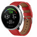 Bracelet cuir Polar Ignite (rouge)