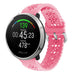 Polar Ignite Silikonarmband mit Muster (Hellrosa)