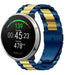 Bracelet acier Polar Unite (bleu/or)