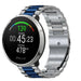 Correa acero Polar Ignite (plata/azul)