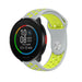Polar Pacer sport band (grijs/geel)