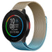 Polar Pacer Milanese-Armband (Blau/Gold)