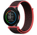 Polar Pacer Nylonarmband (Schwarz/Rot)
