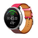 Polar Unite Lederarmband (Pink/Rot/Braun)