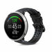 Bracelet silicone/cuir Polar Unite (noir)