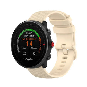 Polar Grit X2 Pro Luxuriöses Silikonarmband (Beige)