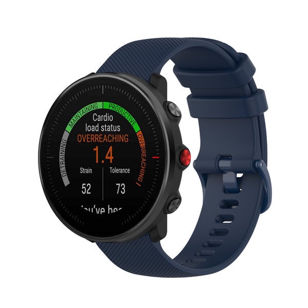 Polar Vantage M3 luxe siliconen bandje (donkerblauw)