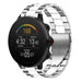 Polar Vantage M stalen band (zilver/wit)