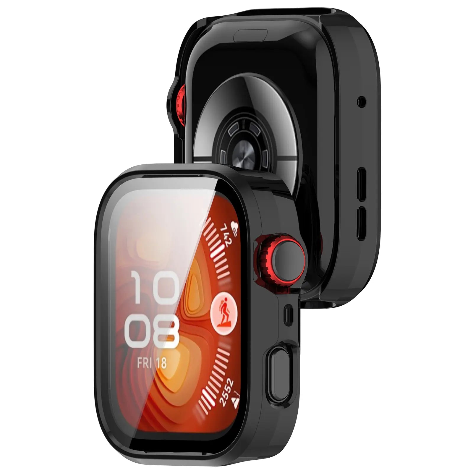 Huawei Watch Fit 5 Pro Hardcase mit Glas (Schwarz)