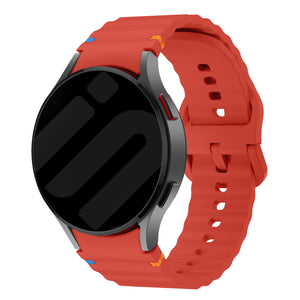 Samsung Galaxy Watch 4 44mm Wave bandje (rood)