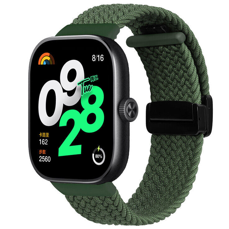 Xiaomi Smart Band 10 Pro Geflochtenes Armband mit D-Schnalle (Grün)