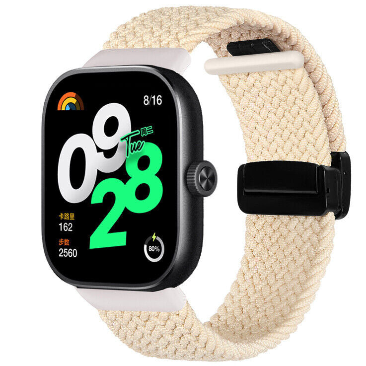 Redmi Watch 5 geweven bandje met D-buckle (sterrenlicht)