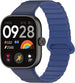 Xiaomi Smart Band 8 Pro Magnetisches Silikonarmband (Duo Blau)