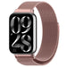 Correa milanesa Xiaomi Smart Band 10 Pro (rosa)